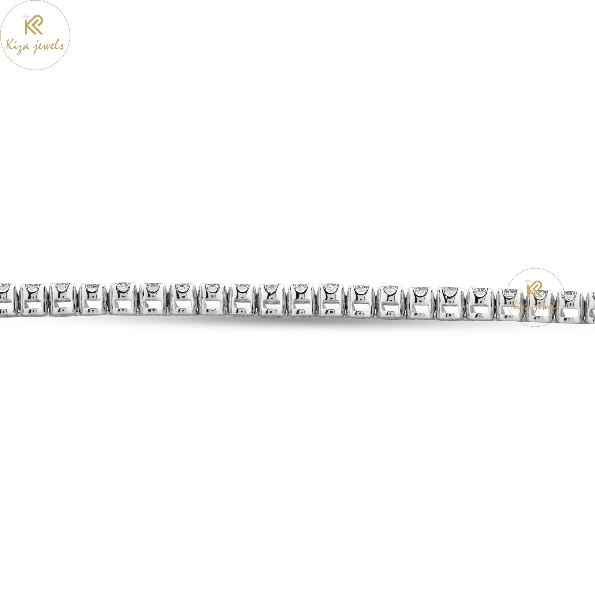 1.94 TDW Round Cut Diamond Tennis Bracelet