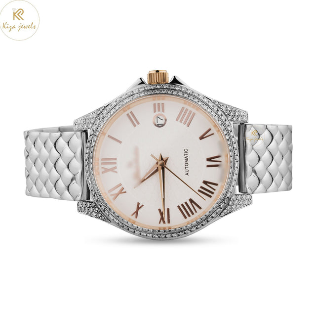 2.11 TDW Round Cut Women's Diamond Watch