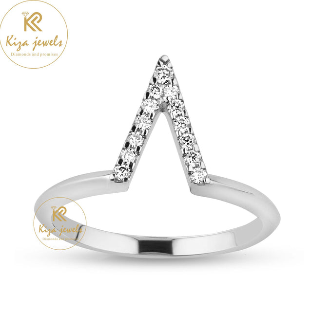 0.094 TDW Round Cut Women's Engagement Diamond Ring