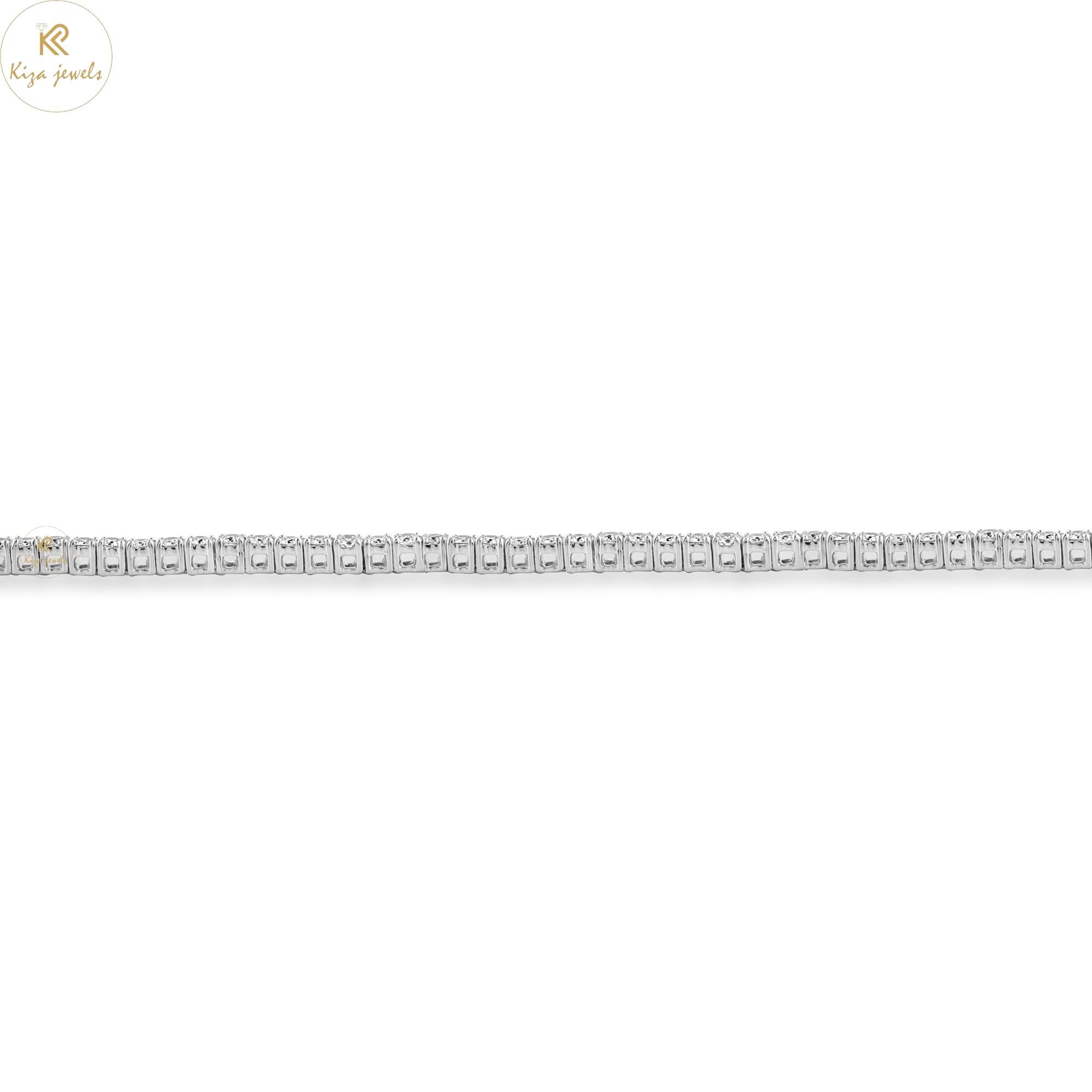 1.80 TDW Round Cut Diamond Tennis Bracelet