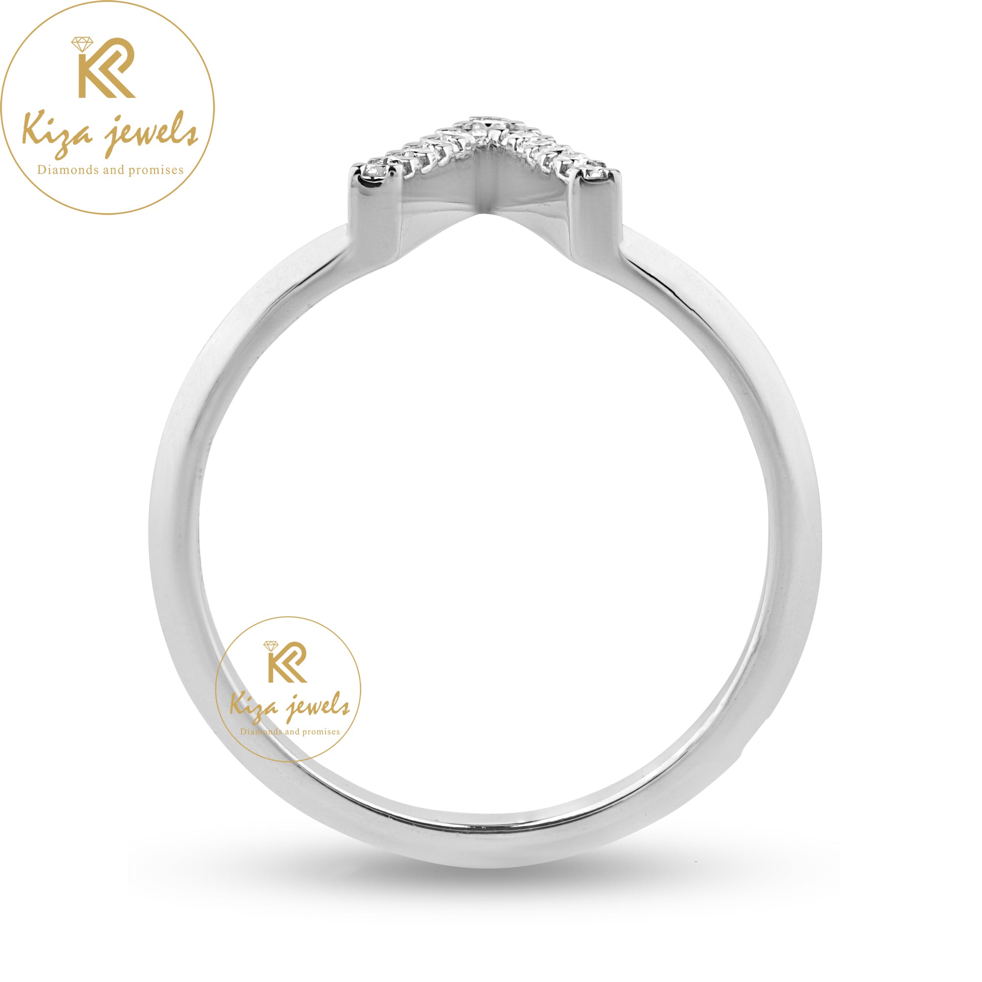 0.094 TDW Round Cut Women's Engagement Diamond Ring
