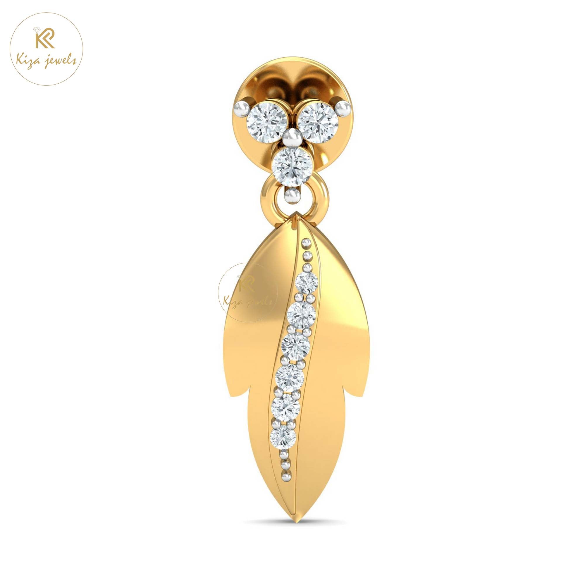 1.769 TDW Round Cut Diamond Yellow Gold Charm Necklace