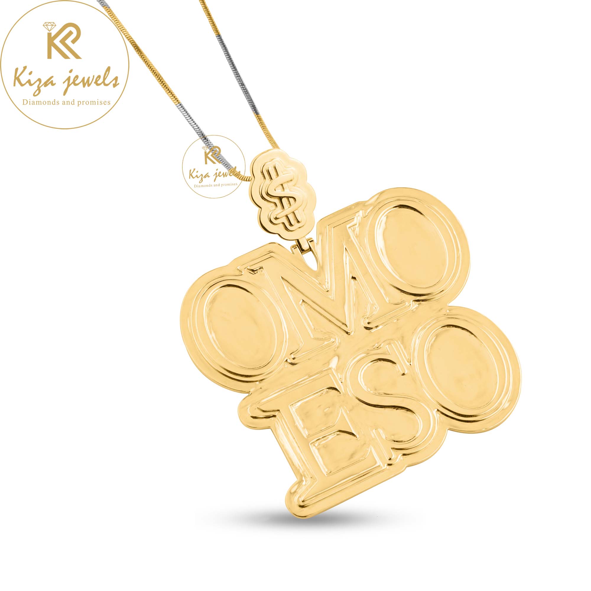 65.00 GM Yellow Gold Custom Pendant with letter