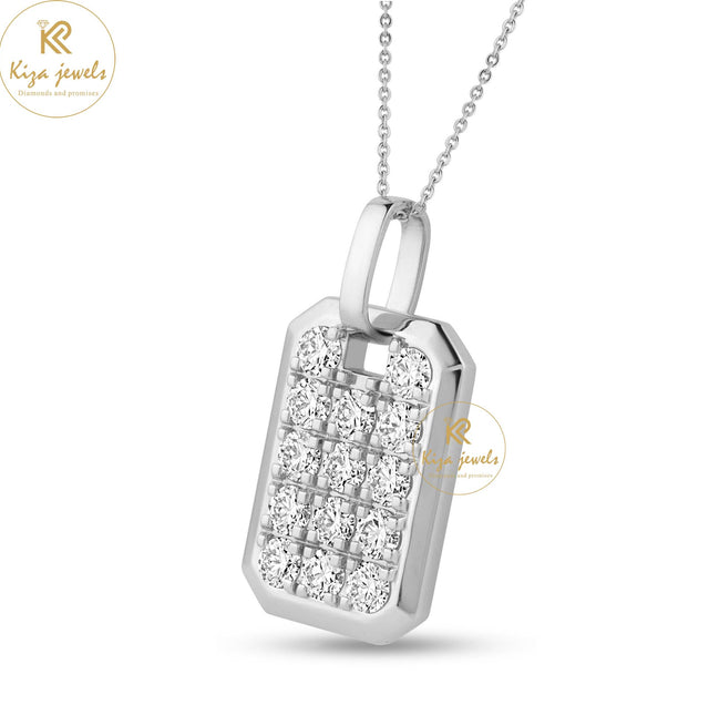 11.16 TDW Round Brilliant Cut Diamond Custom Pendant