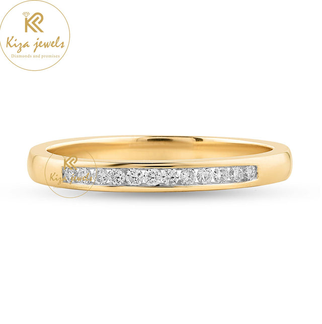 0.20 TDW Round Cut Women's Diamond Ring Band