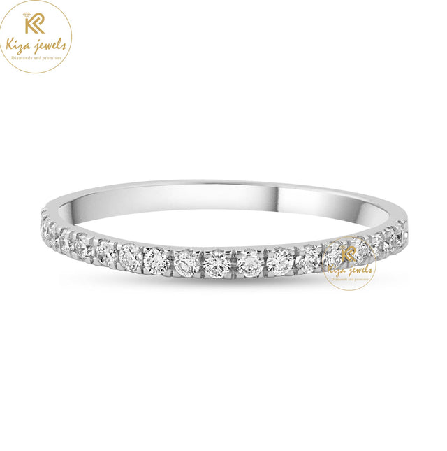 0.27 TDW Round Cut Women's Diamond Band Ring