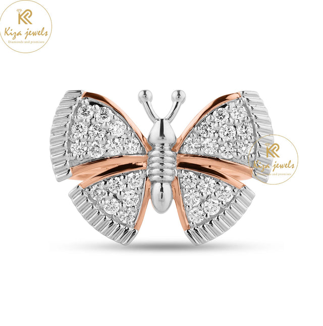 0.630 TDW Round Cut Women's Engagement Diamond Ring