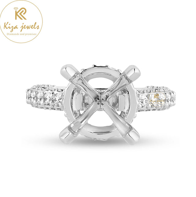 1.796 TDW Round Cut Diamond Women's Engagement Ring