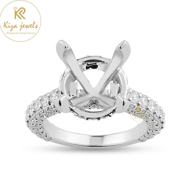 1.796 TDW Round Cut Diamond Women's Engagement Ring