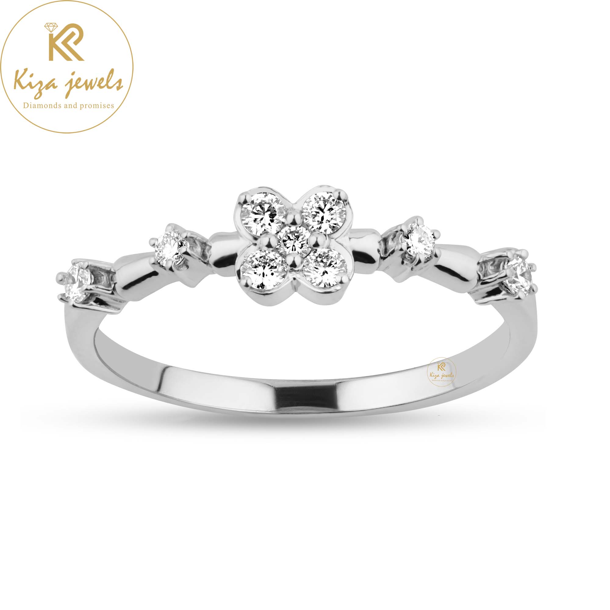 0.183 TDW Round Cut Women's Engagement Diamond Ring