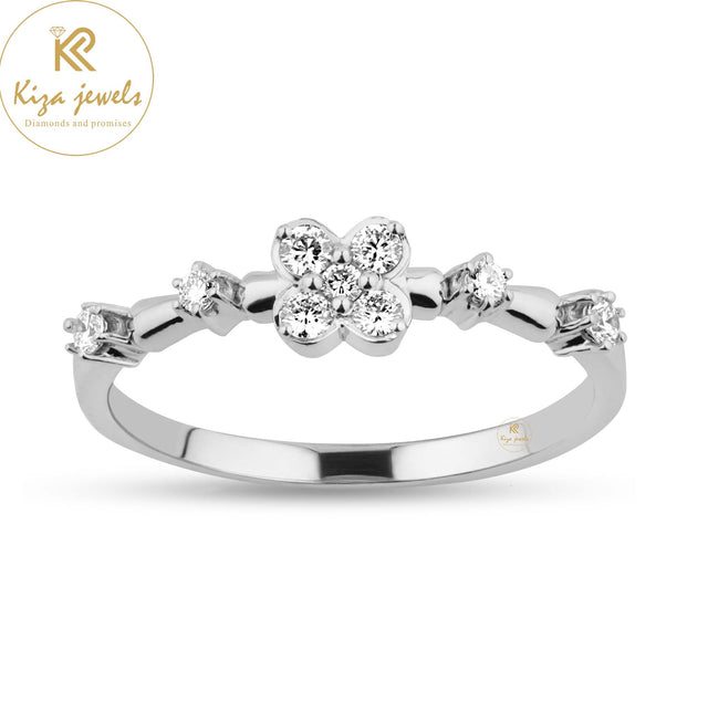 0.183 TDW Round Cut Women's Engagement Diamond Ring