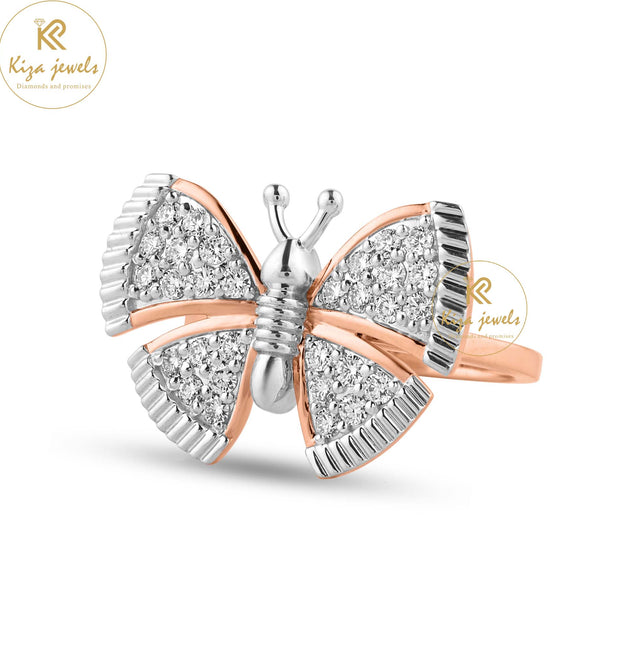 0.630 TDW Round Cut Women's Engagement Diamond Ring