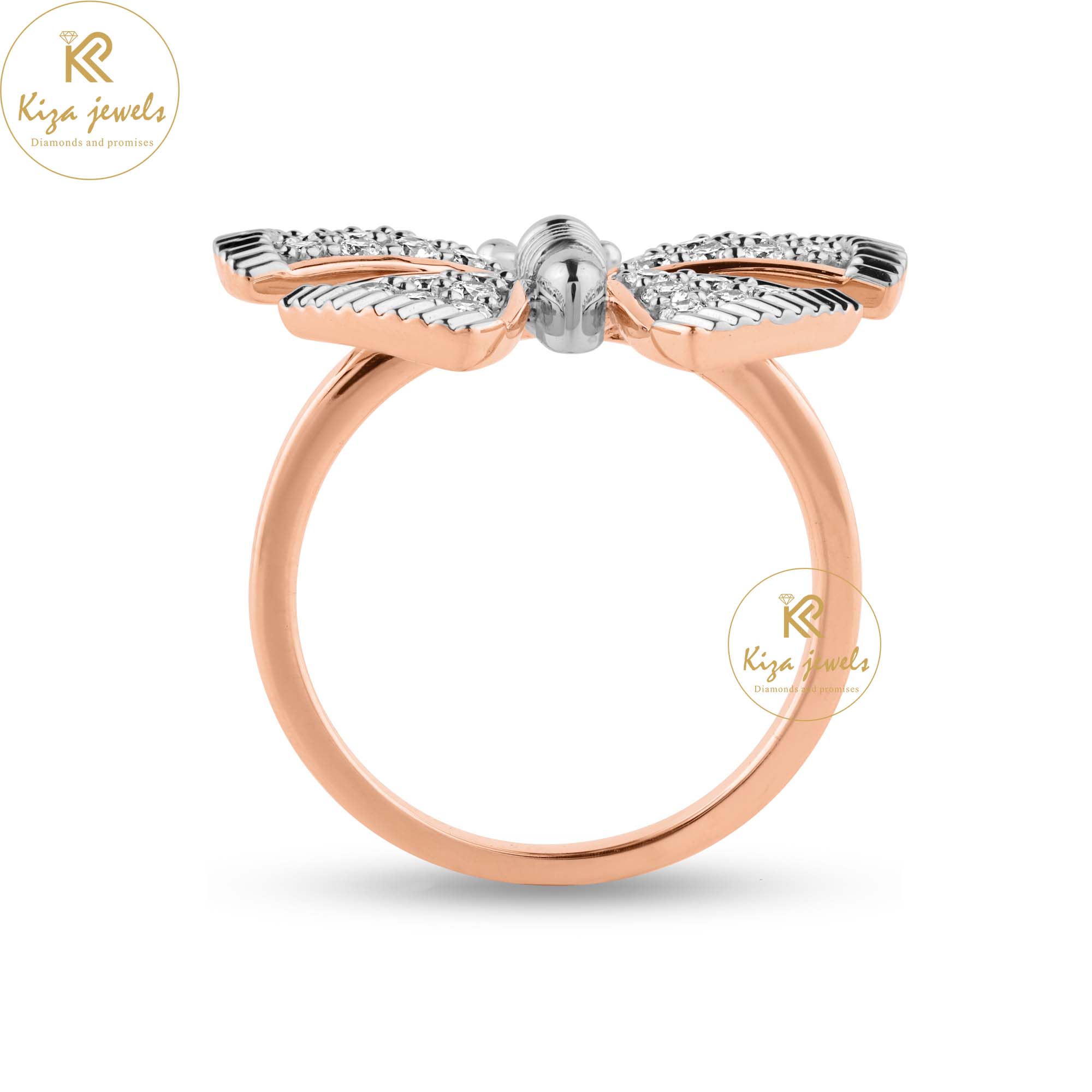 0.630 TDW Round Cut Women's Engagement Diamond Ring