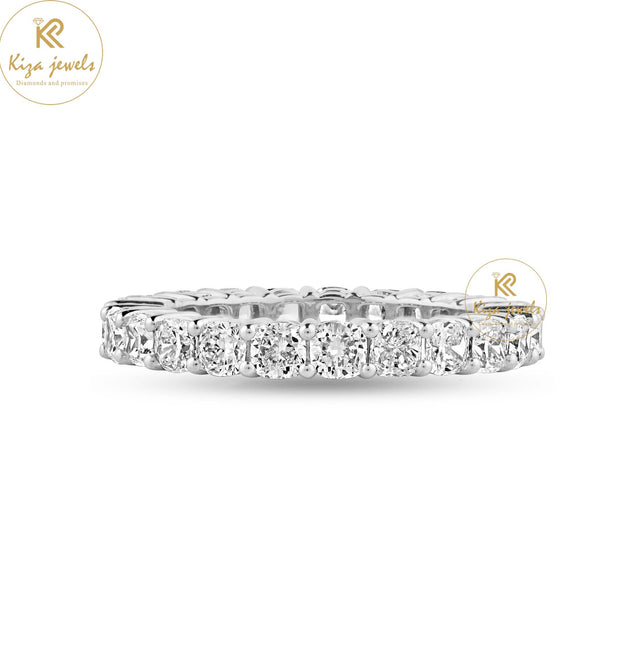 3.45 TDW Cushion Cut Women's Diamond Eternity Band