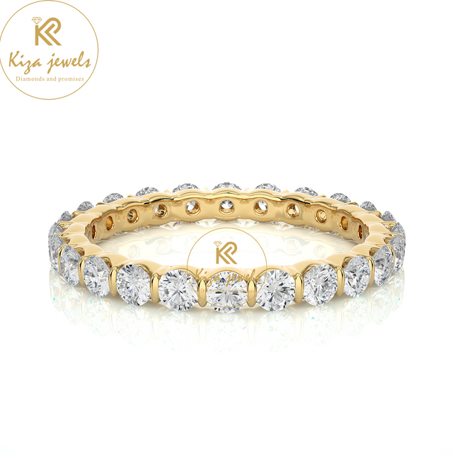 1.09 TDW Round Cut Women's Diamond Eternity  Band