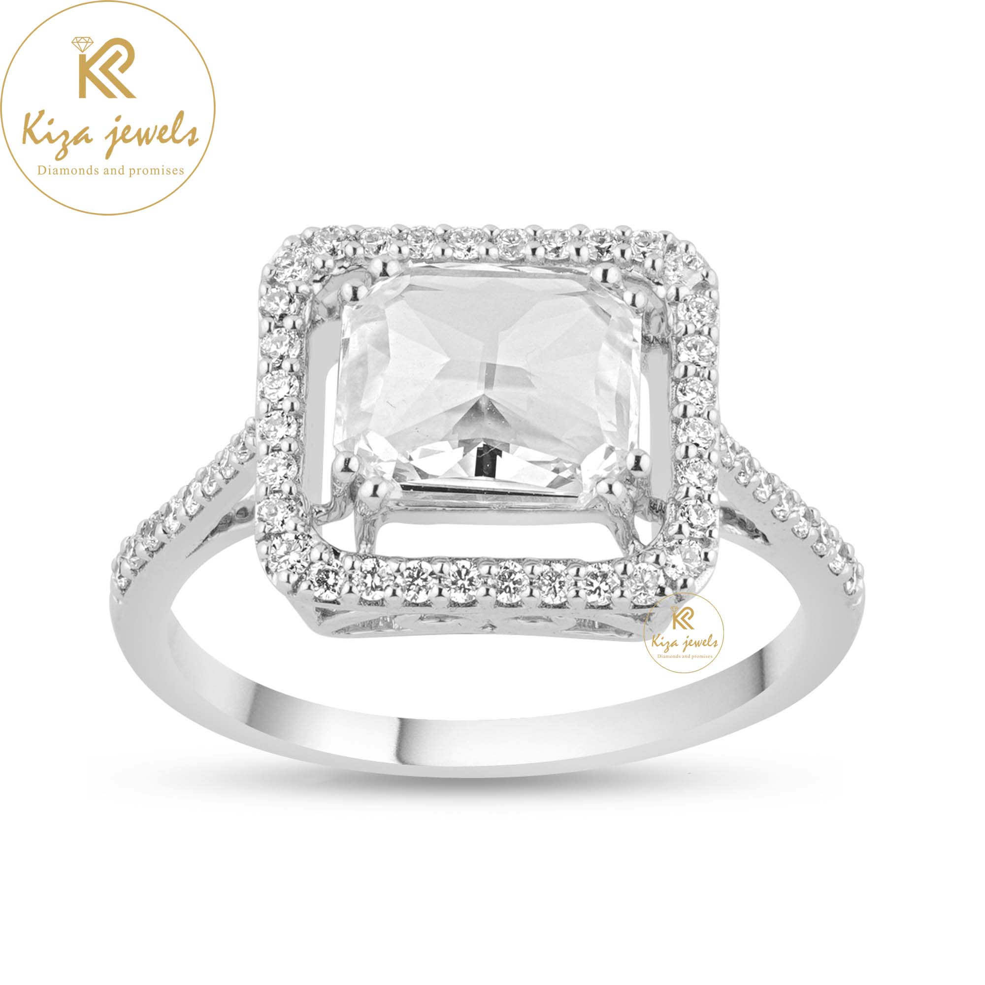 1.09 TDW Rose Cut & Round Cut Women's Engagement Diamond Ring