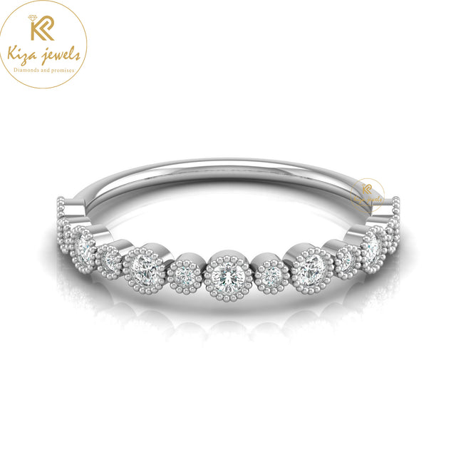 0.259 TDW Round Cut Minimalist Diamond Ring