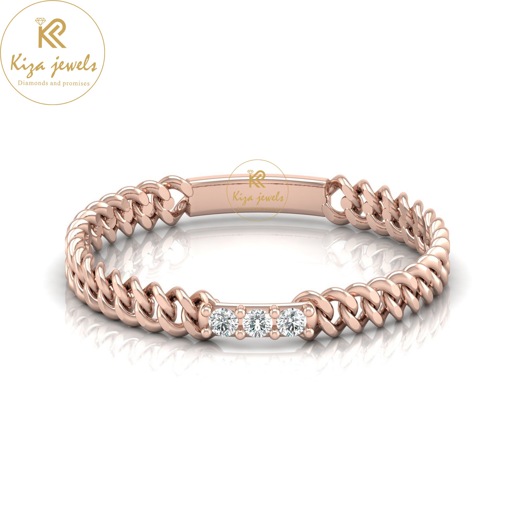 0.04 TDW Round Cut Minimalist Diamond Ring