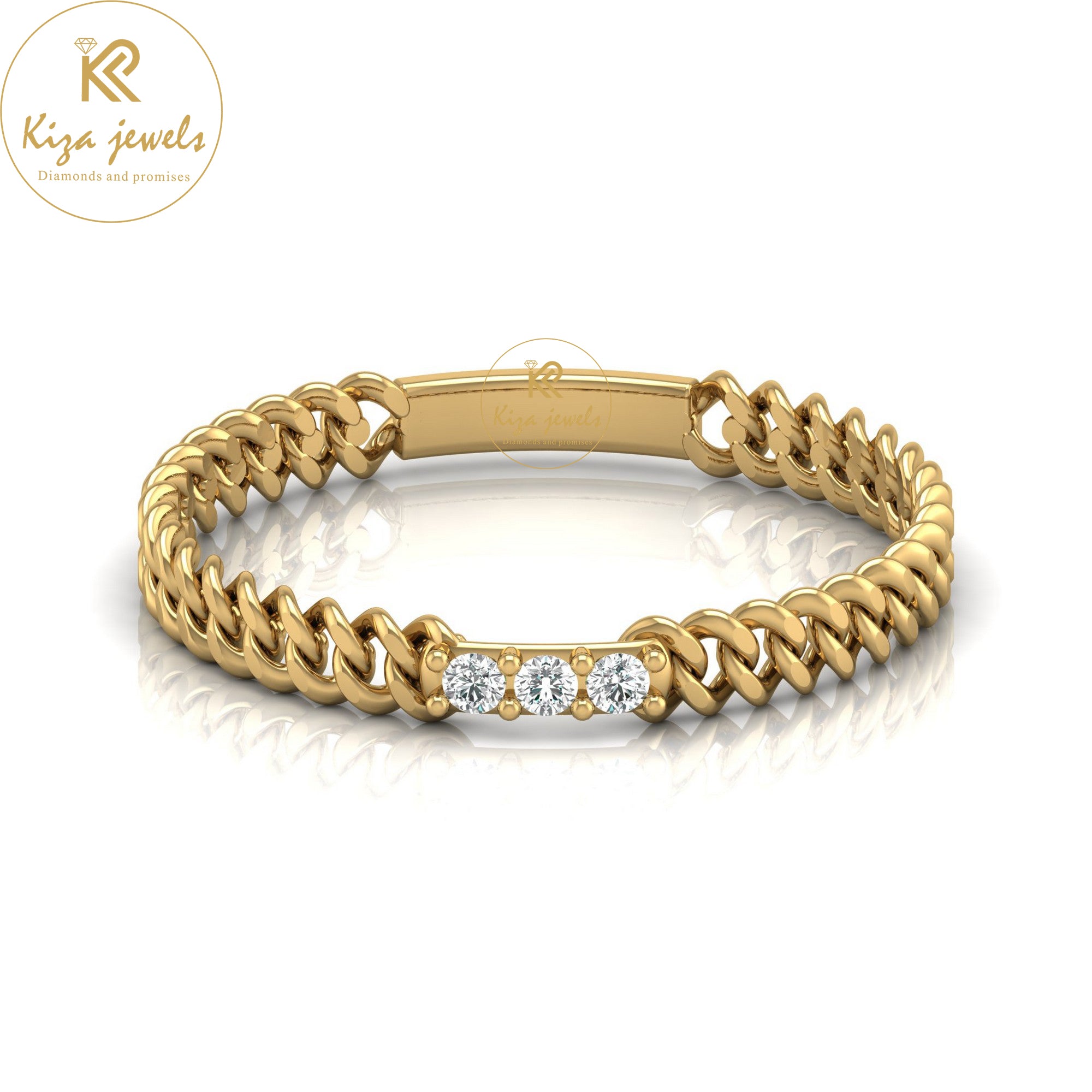 0.04 TDW Round Cut Minimalist Diamond Ring