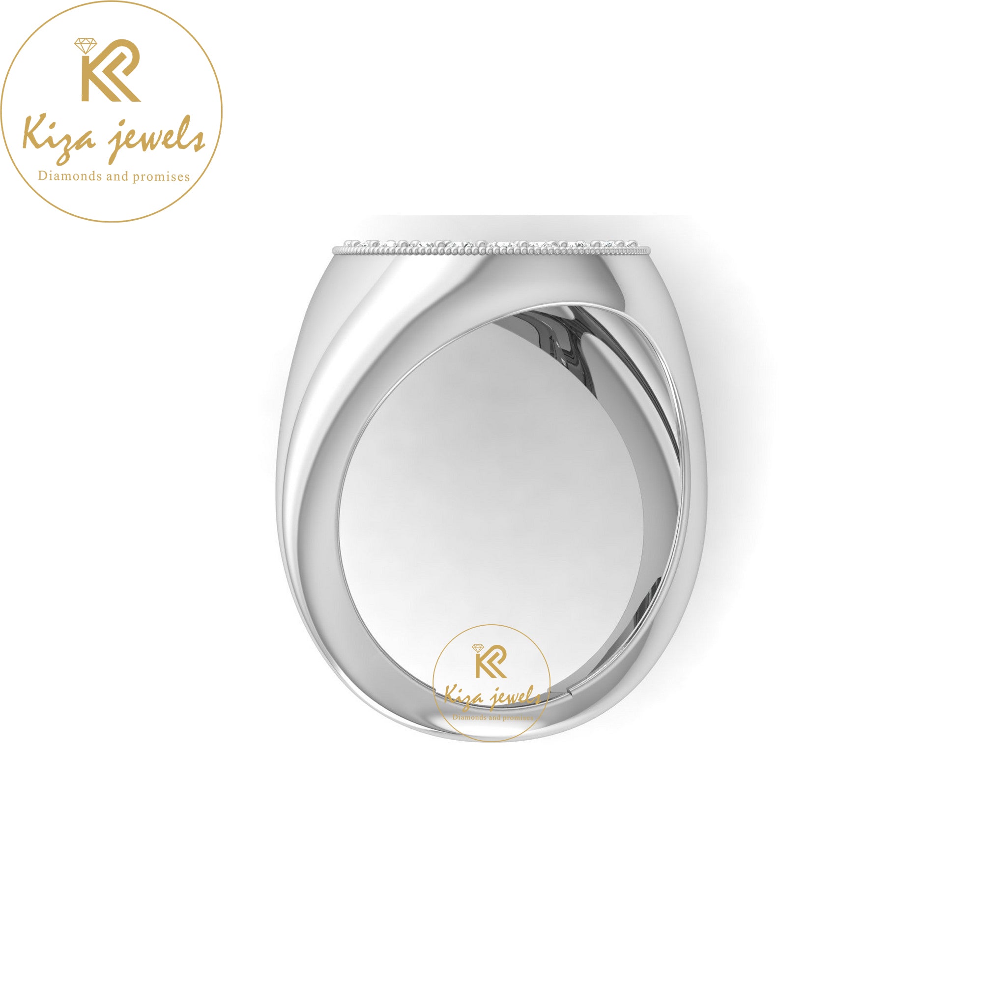 0.26 TDW Round Cut Minimalist Diamond Ring