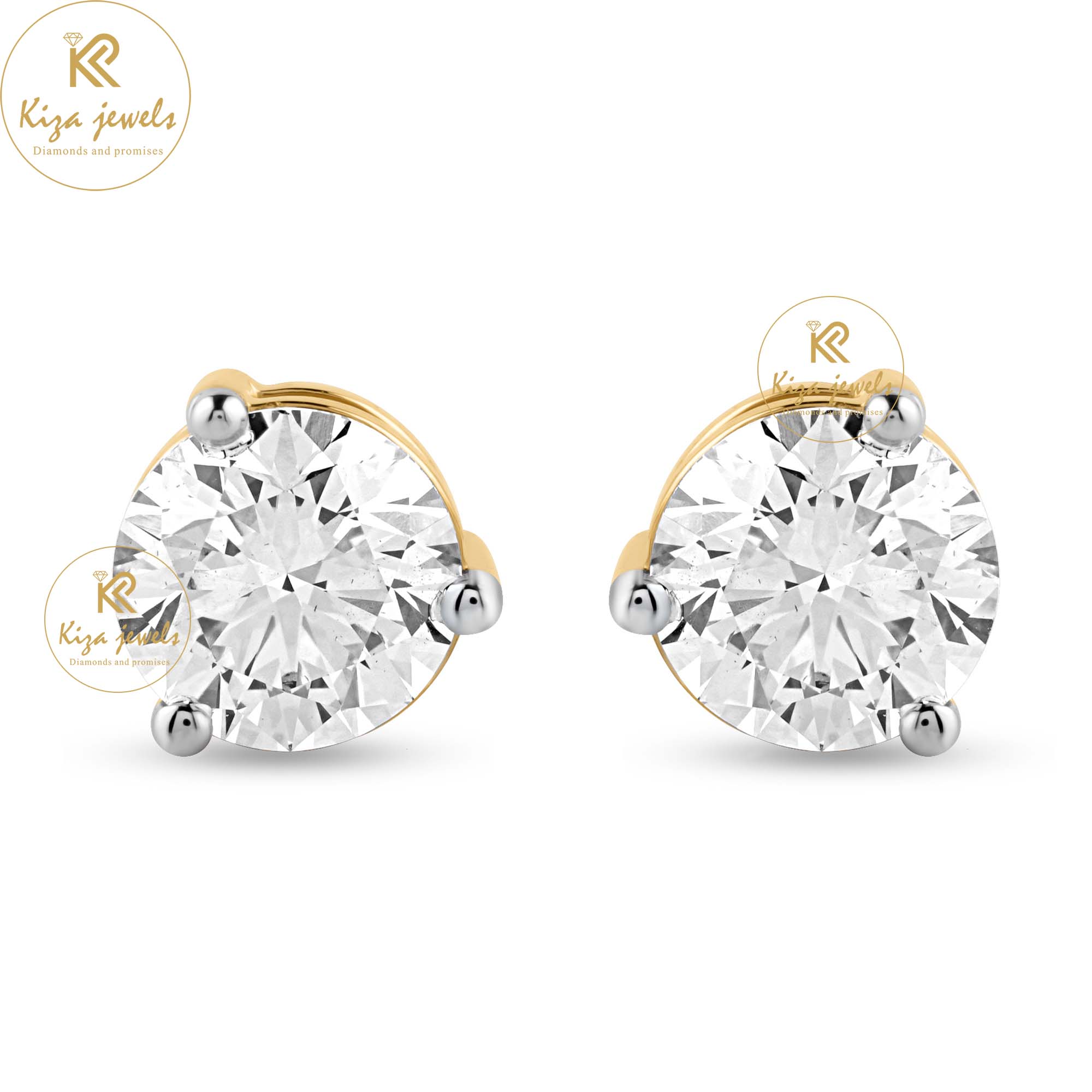 7.49 TDW Round Brilliant Cut Diamond Pendant And Earring