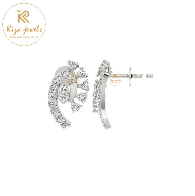 0.26 TDW Round Cut Diamond Women's Stud Earring