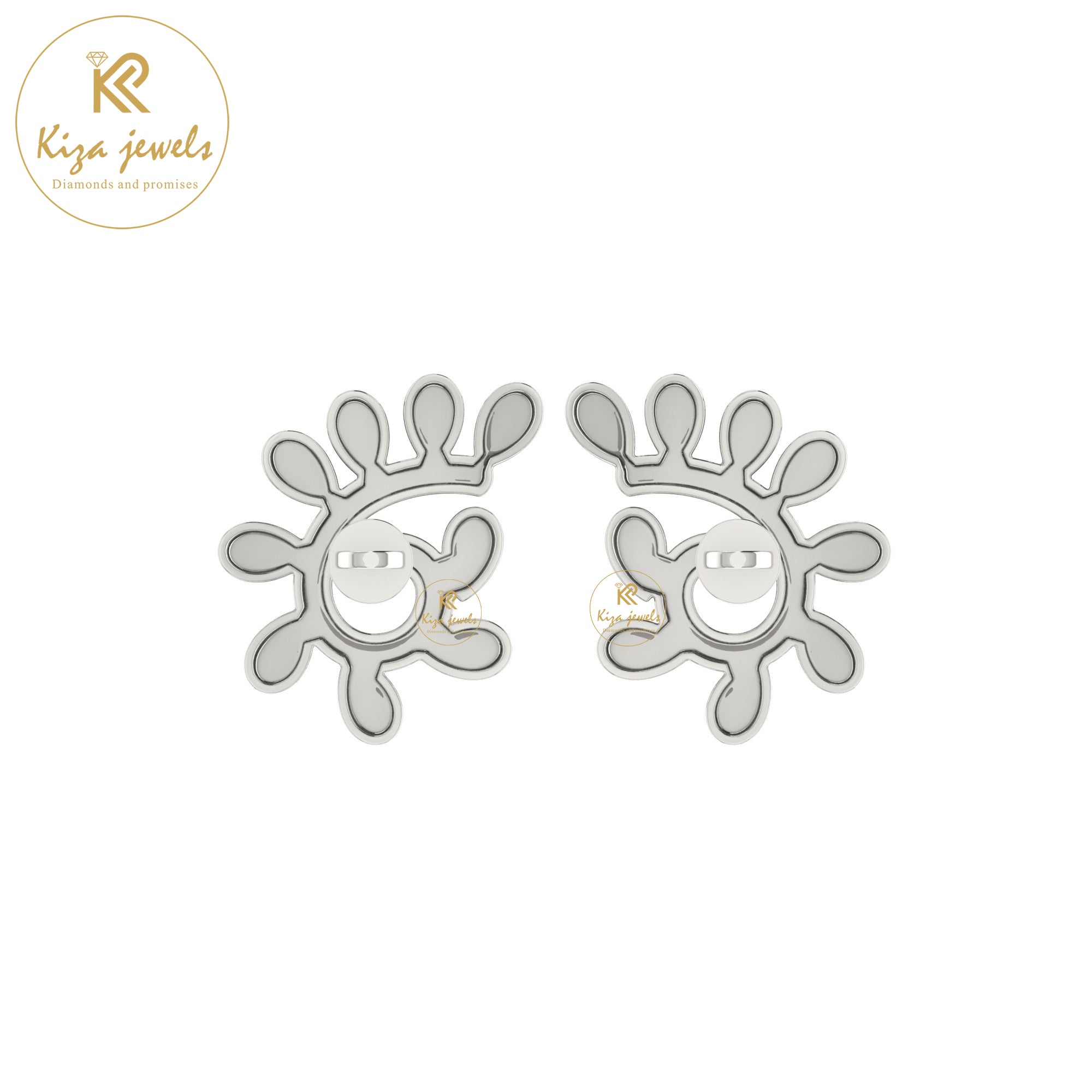 0.66 TDW Round Cut Diamond Women's Stud Earring