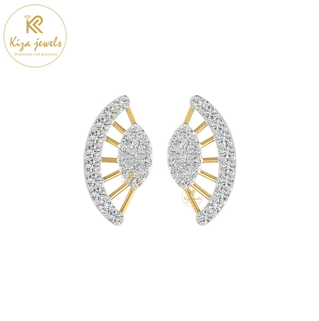 0.36 TDW Round Cut Diamond Women's Stud Earring