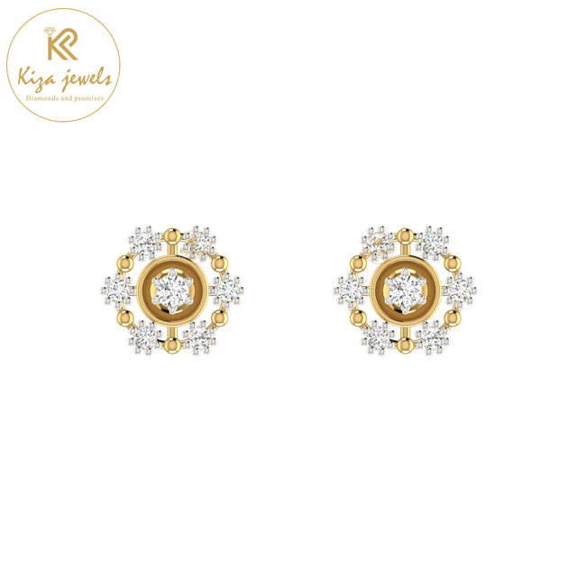 0.23 TDW Round Cut Diamond Women's Stud Earring