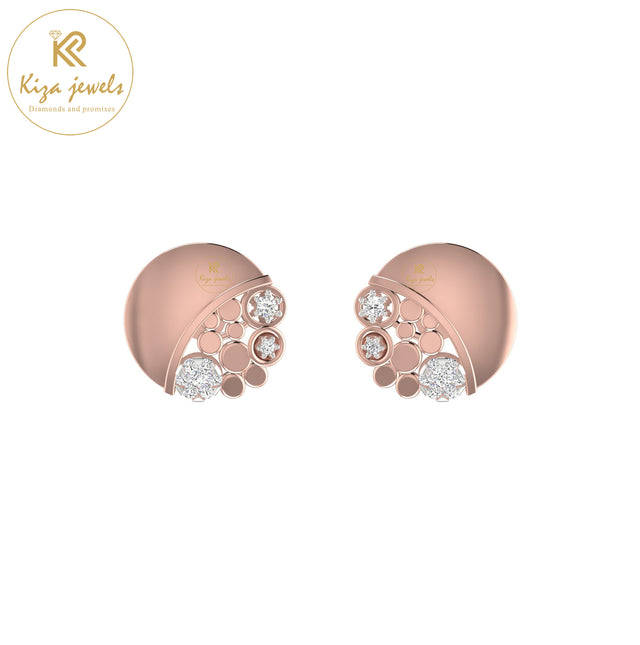 0.15 TDW Round Cut Diamond Women's Stud Earring