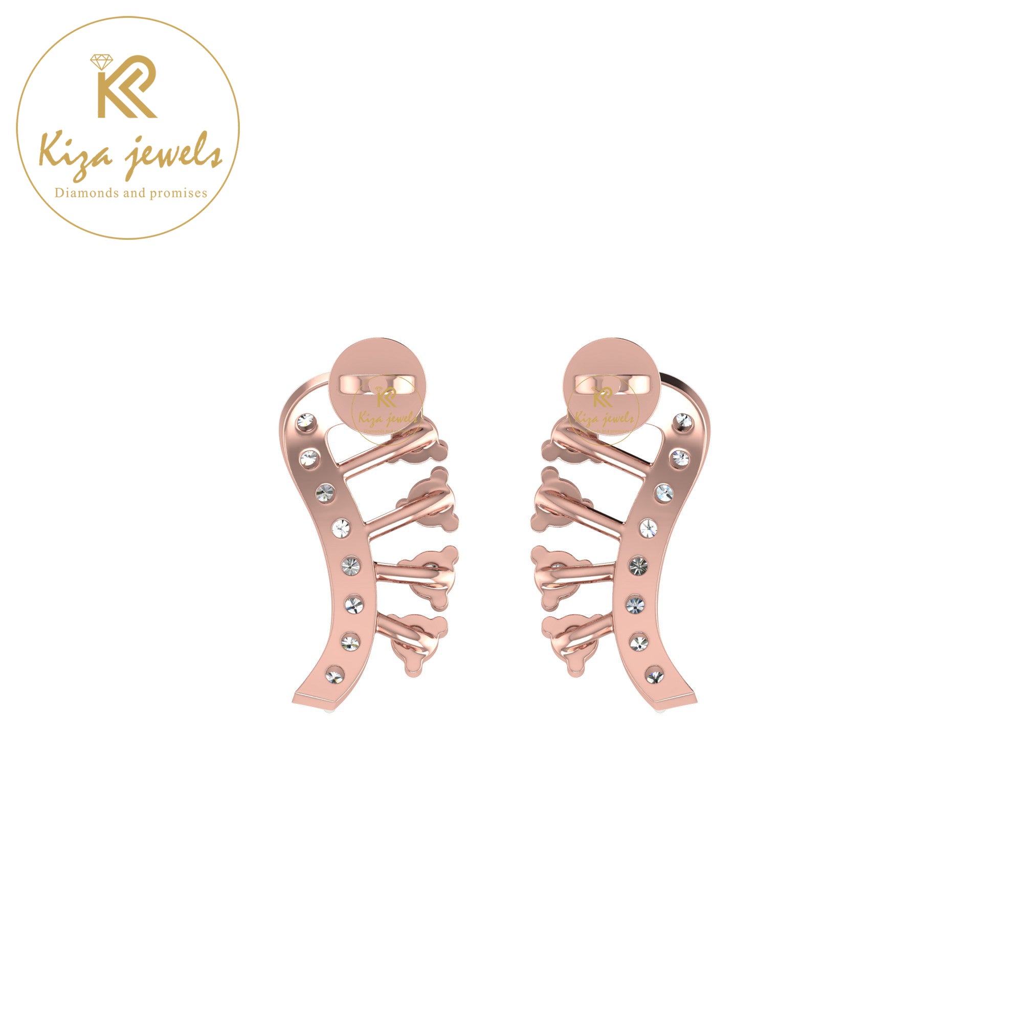 0.26 TDW Round Cut Diamond Women's Stud Earring