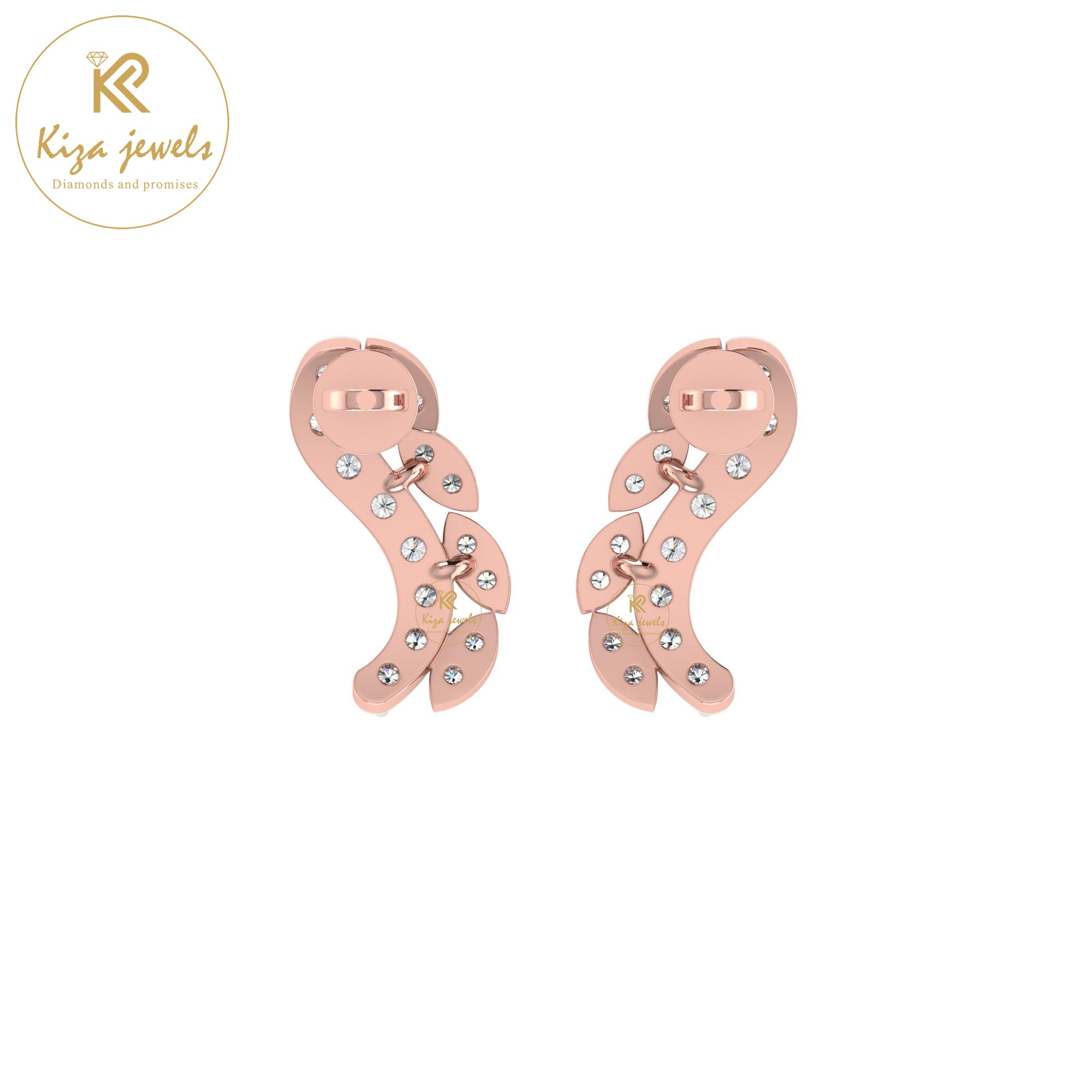 0.31 TDW Round Cut Diamond Women's Stud Earring