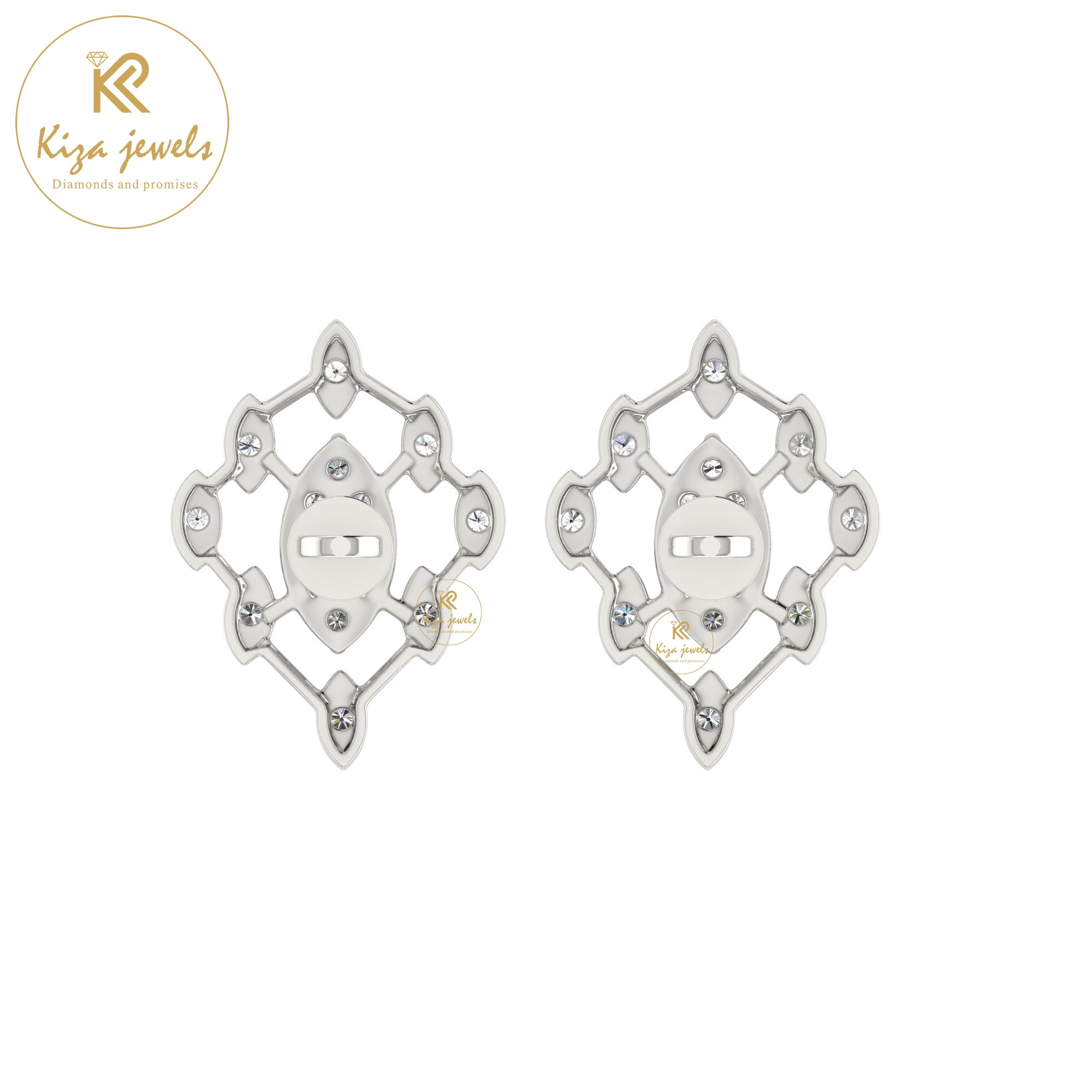 0.31 TDW Round Cut Diamond Women's Stud Earring