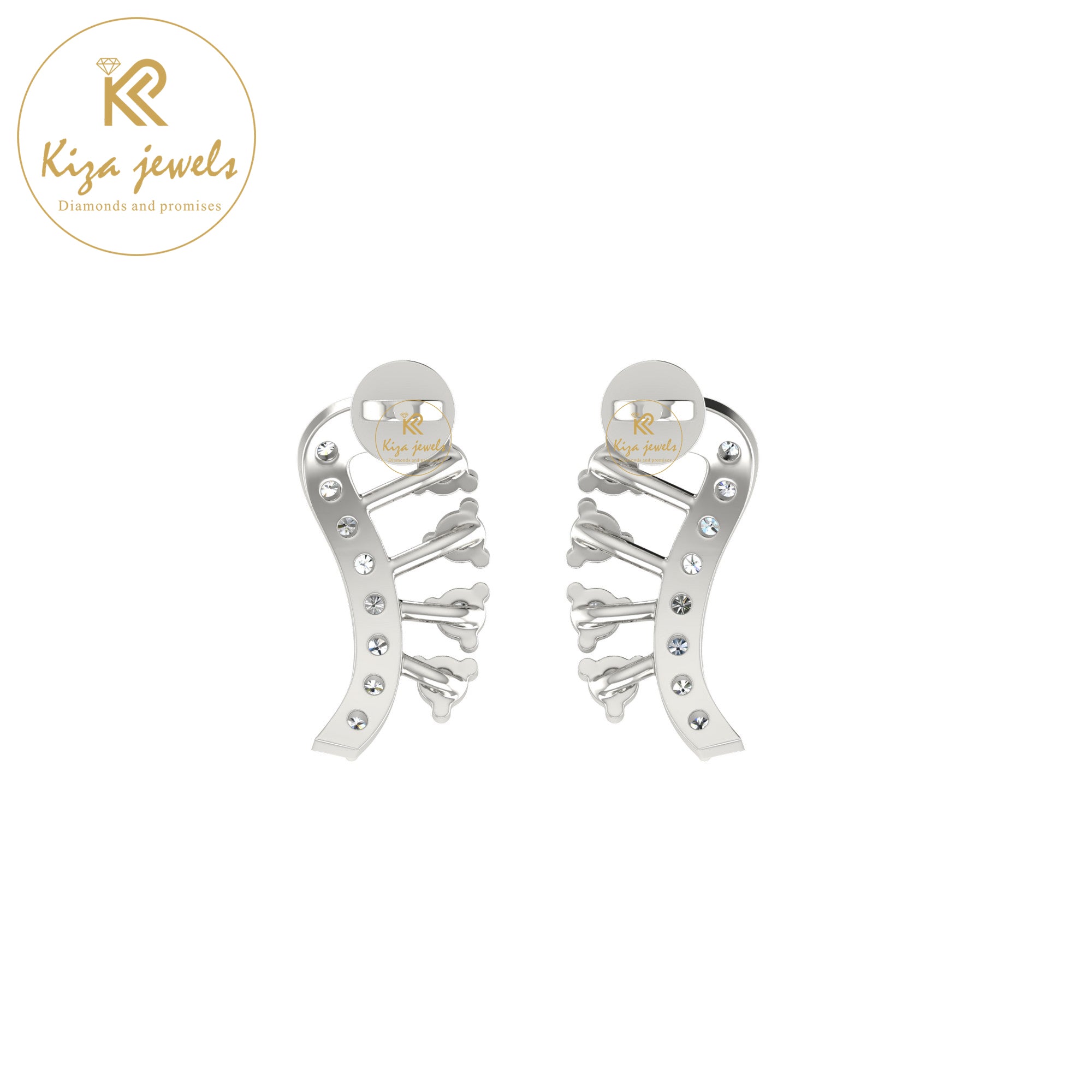 0.26 TDW Round Cut Diamond Women's Stud Earring