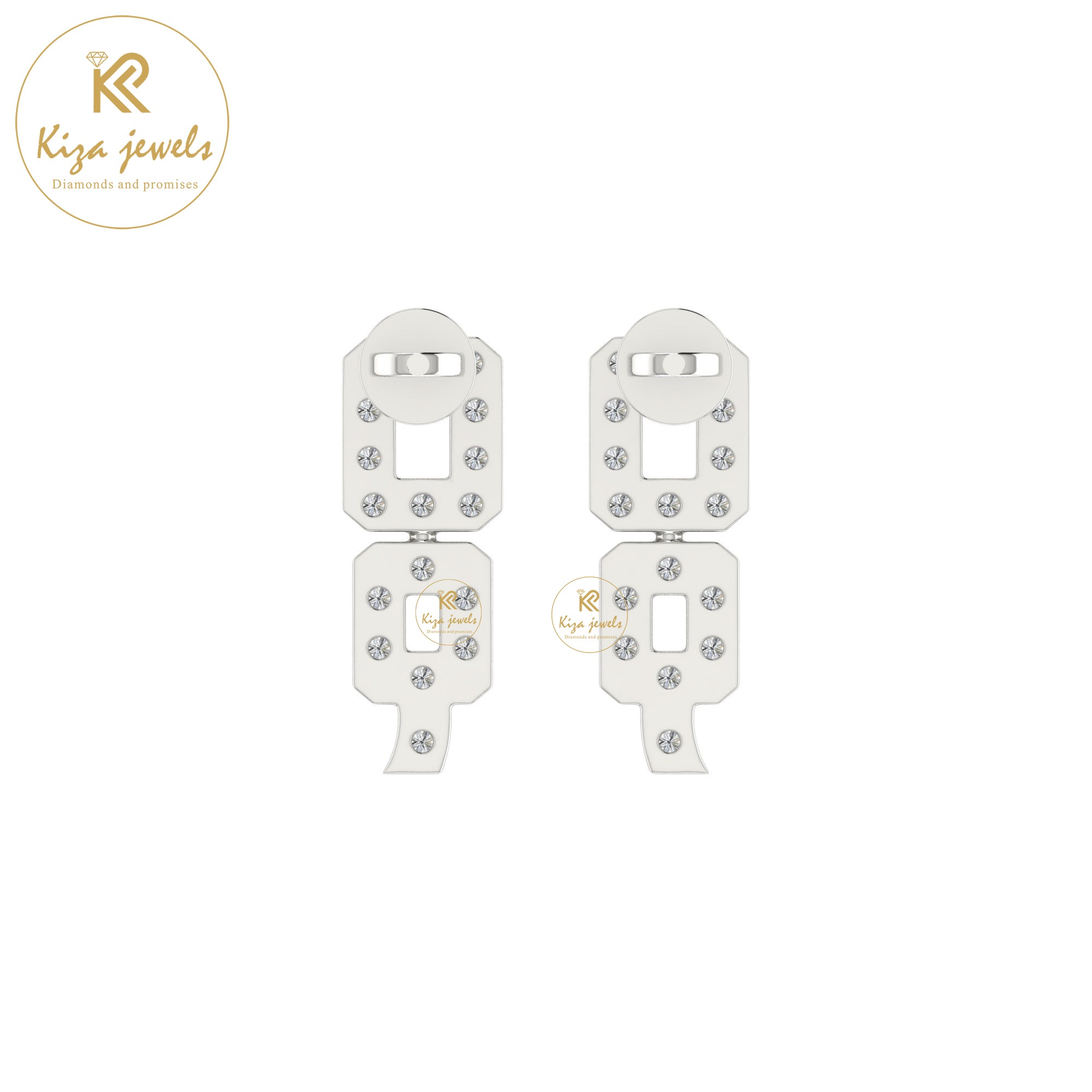 0.28 TDW Round Cut Diamond Women's Stud Earring