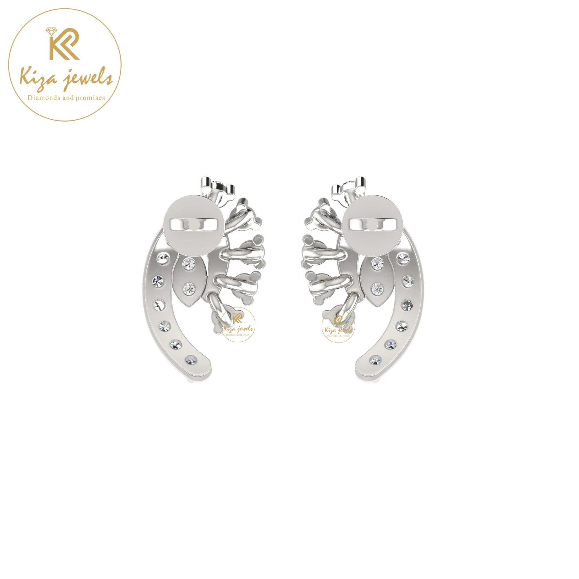 0.26 TDW Round Cut Diamond Women's Stud Earring