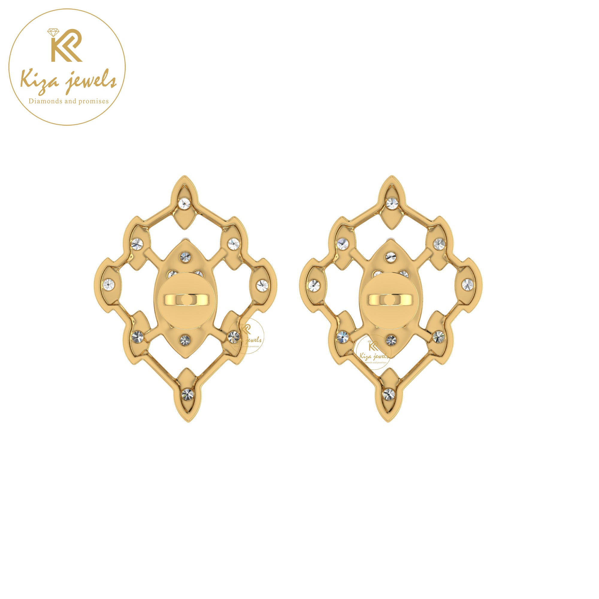 0.31 TDW Round Cut Diamond Women's Stud Earring