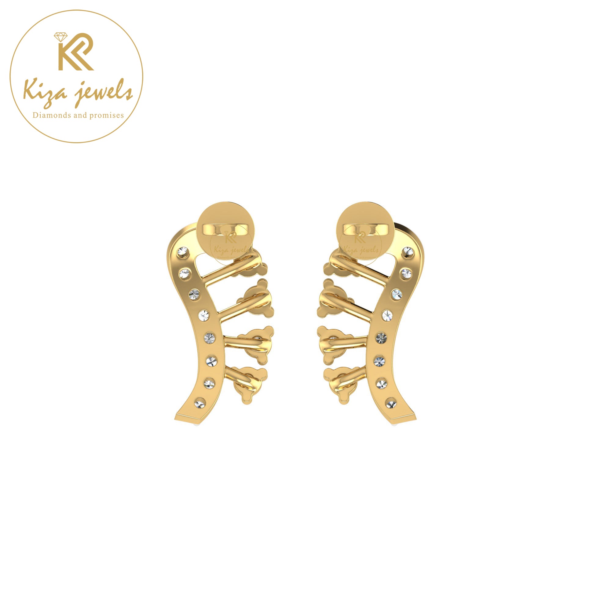 0.26 TDW Round Cut Diamond Women's Stud Earring