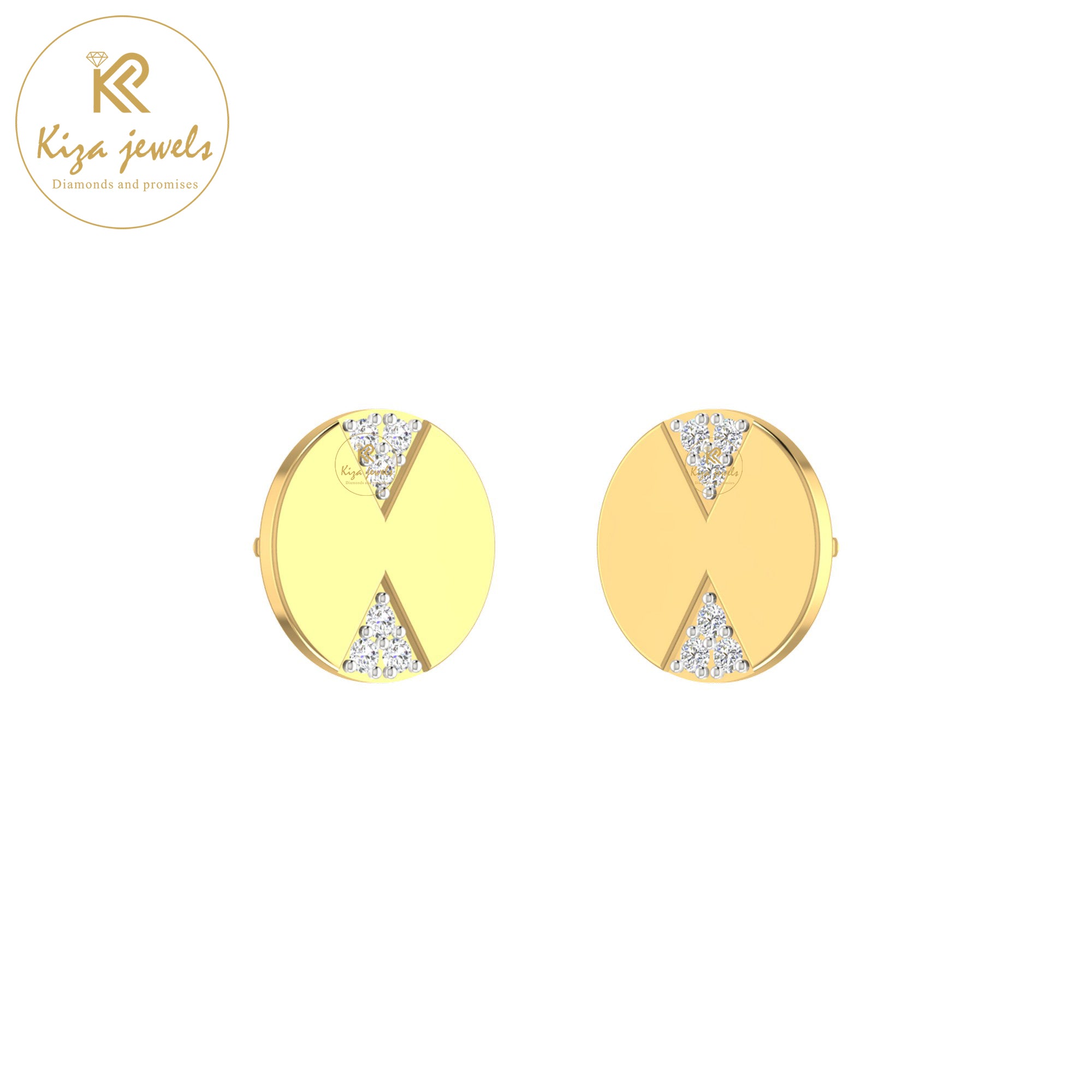 0.10 TDW Round Cut Women's Diamond Stud Earring