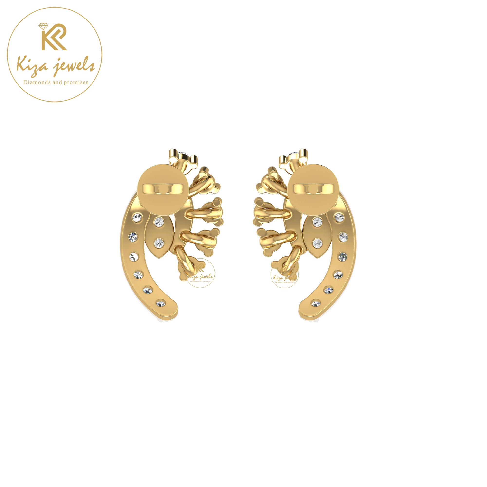 0.26 TDW Round Cut Diamond Women's Stud Earring