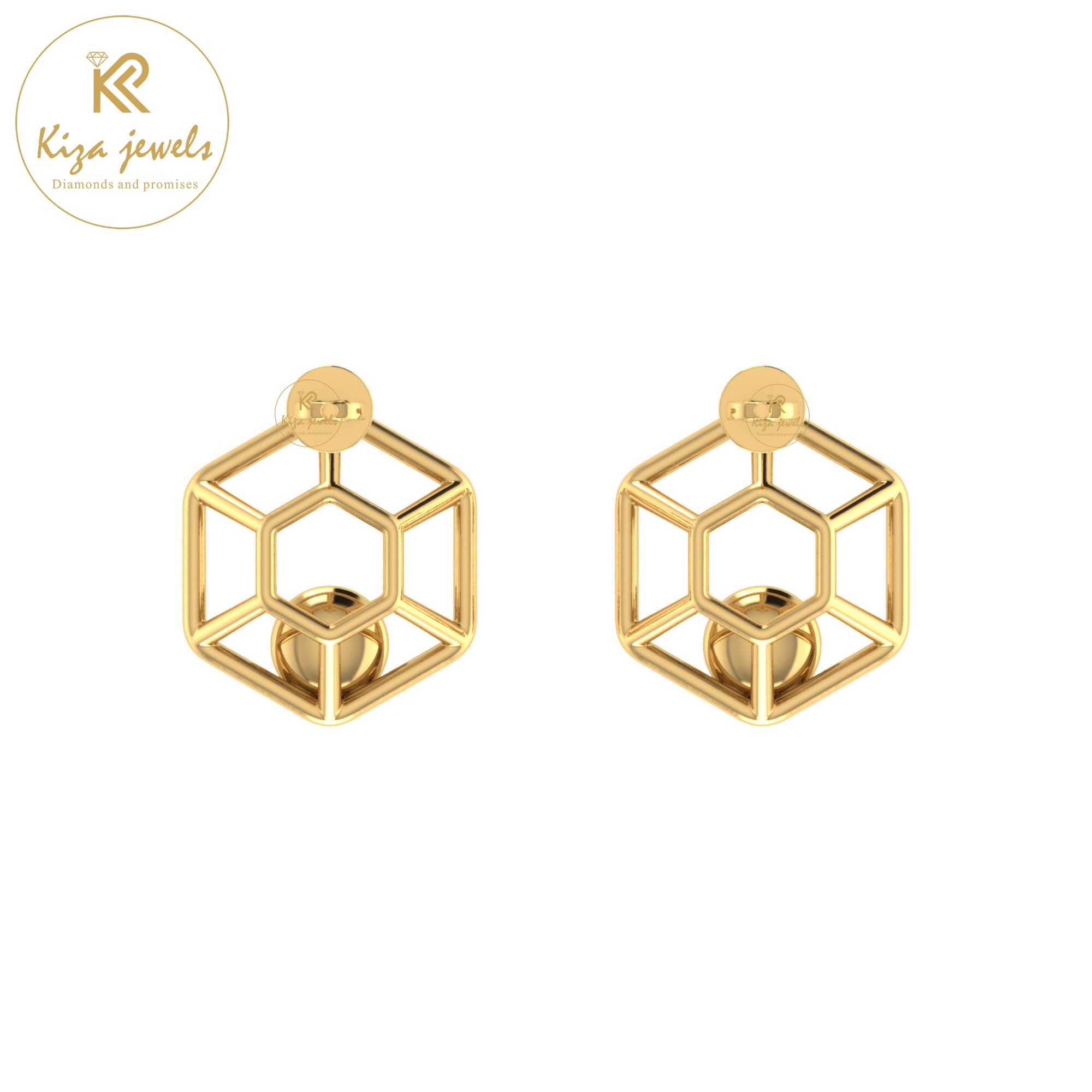 0.16 TDW Round Cut Diamond Women's Stud Earring