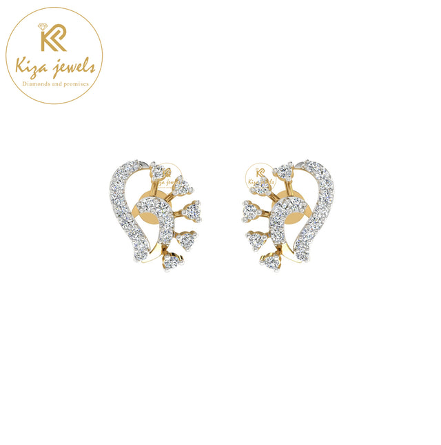 0.35 TDW Round Cut Diamond Women's Stud Earring