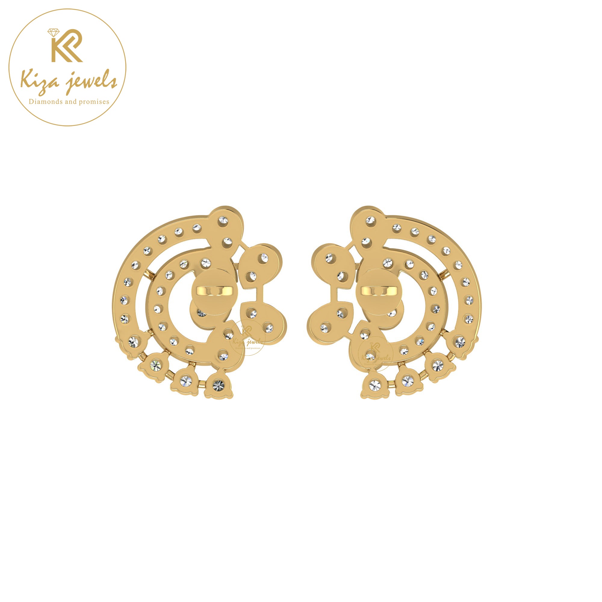 0.70 TDW Round Cut Diamond Women's Stud Earring