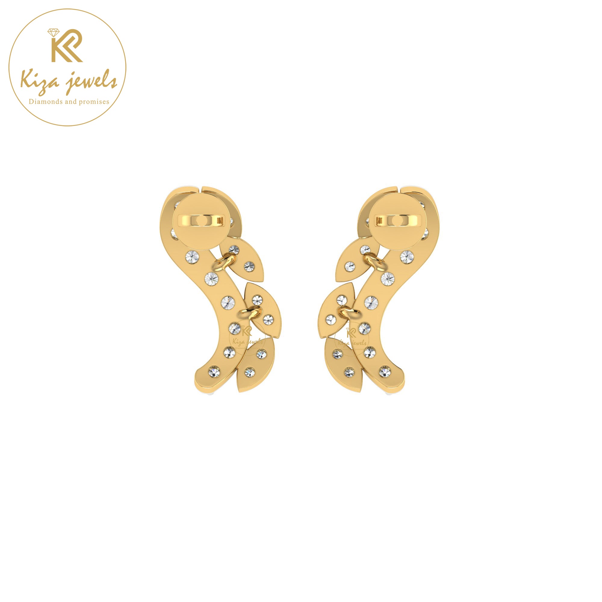 0.31 TDW Round Cut Diamond Women's Stud Earring