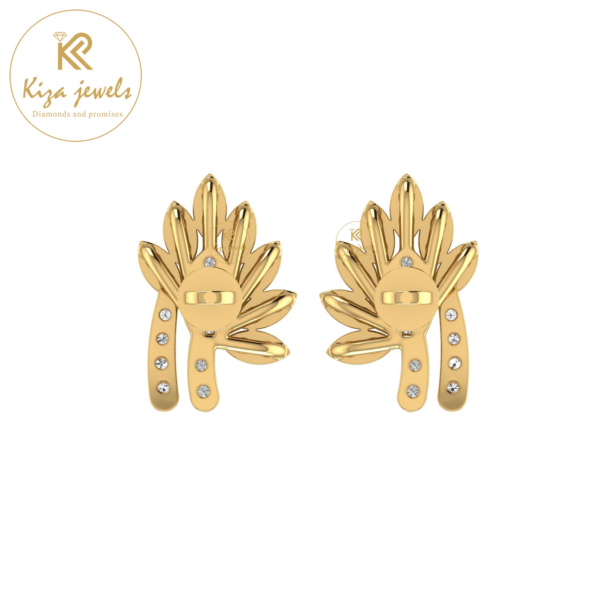 0.36 TDW Round Cut Diamond Women's Stud Earring