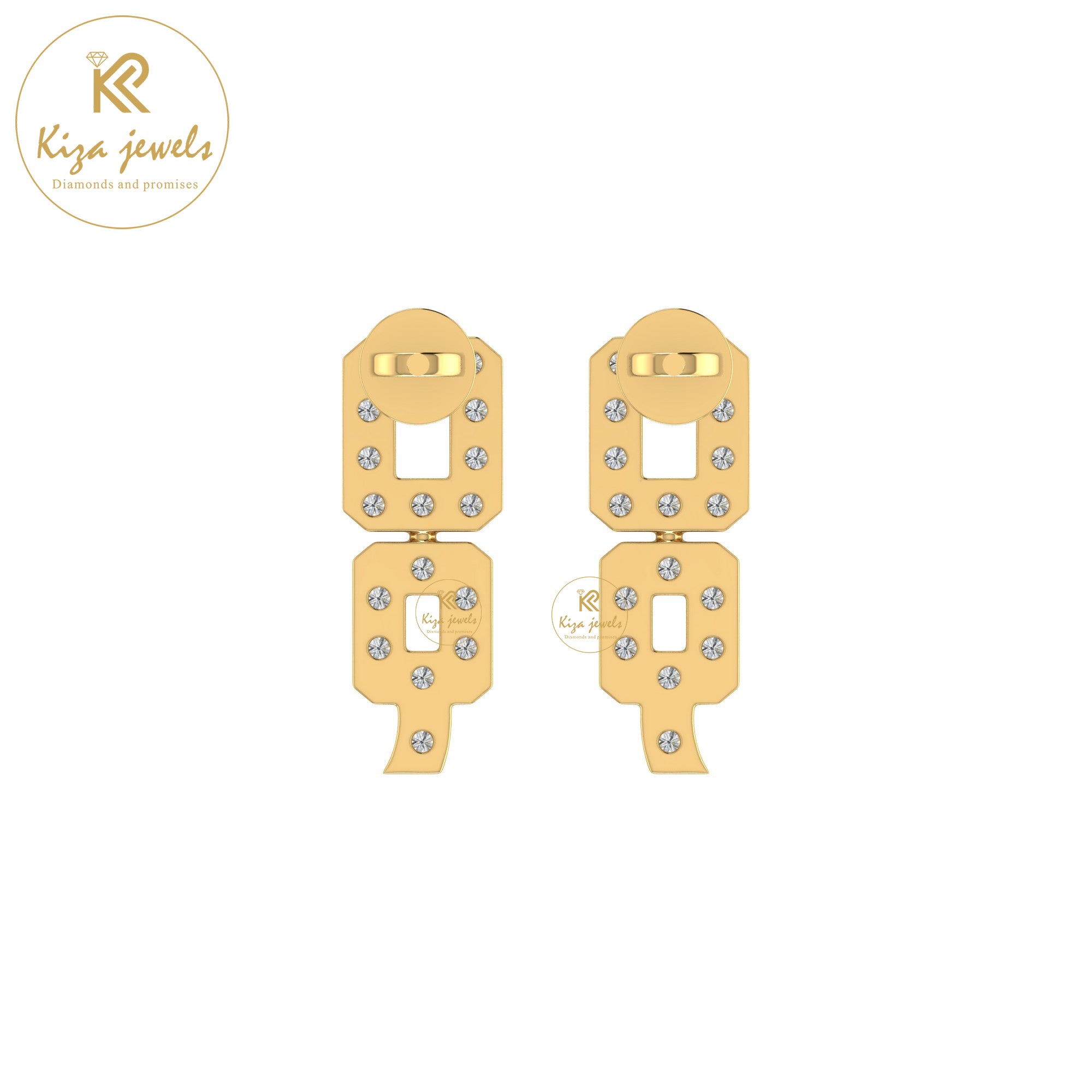 0.28 TDW Round Cut Diamond Women's Stud Earring