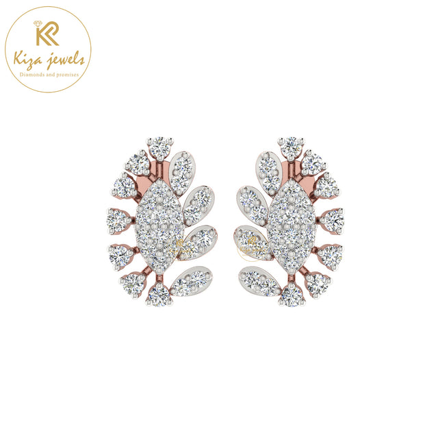 0.38 TDW Round Cut Diamond Women's Stud Earring