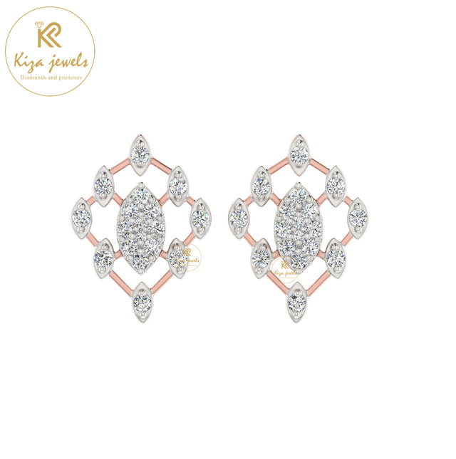 0.31 TDW Round Cut Diamond Women's Stud Earring