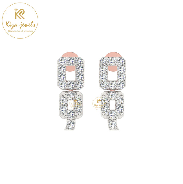 0.28 TDW Round Cut Diamond Women's Stud Earring