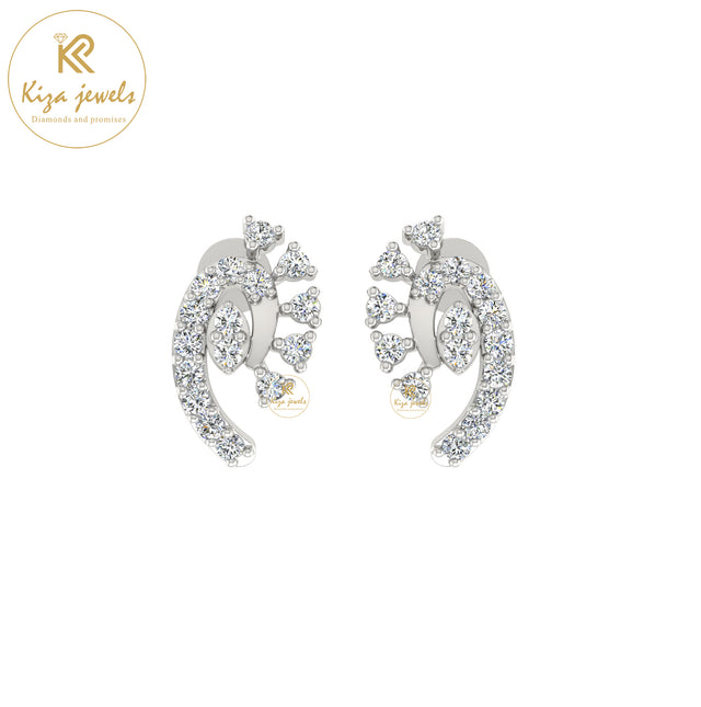 0.26 TDW Round Cut Diamond Women's Stud Earring